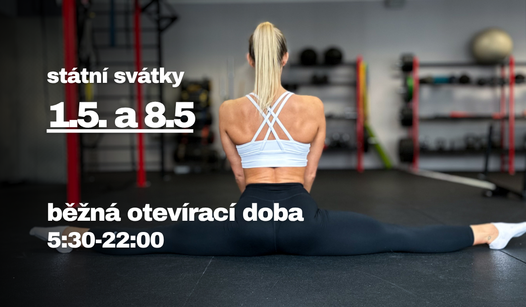 Květnové svátky: otevřeno beze změny 💪🏼