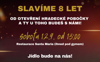 Zveme tě na oslavu výročí 🥳🎉
