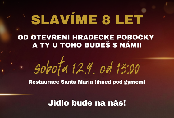 Zveme tě na oslavu výročí 🥳🎉