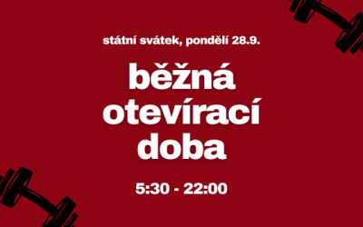 28.9. otevřeno BEZE ZMĚNY!