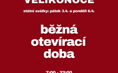 Velikonoční otevíračka u nás beze změny