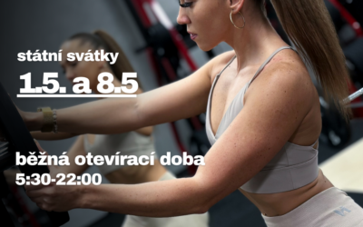 Květnové svátky: otevřeno beze změny 💪🏼