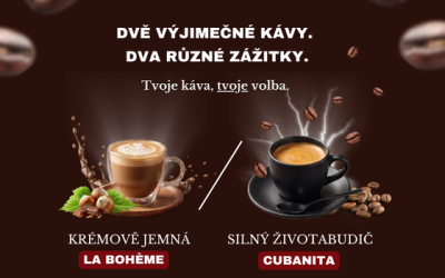 Vyber si kávu přesně podle toho, co zrovna potřebuješ!