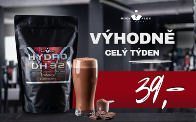 Oblíbený HYDRO protein na baru v akci! Platí celý týden 26.10.-1.11.